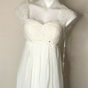 Abaowedding Women's Sleeveless Lace Chiffon Evenin